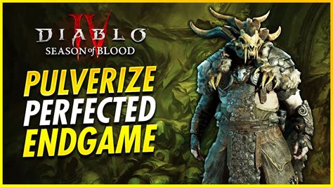 Pulverize Druid Diablo 4 Endgame Guide .